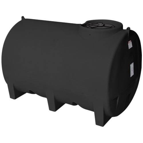 Enduraplas 1000 Gallon Black Horizontal Sump Bottom Leg Tank