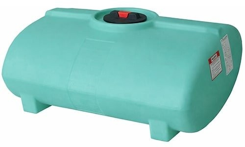 Enduraplas 250 Gallon Green Horizontal Sump Bottom Leg Tank