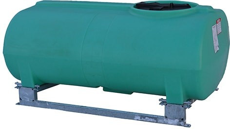 Enduraplas 300 Gallon Green Horizontal Sump Bottom Leg Tank w/ Frame
