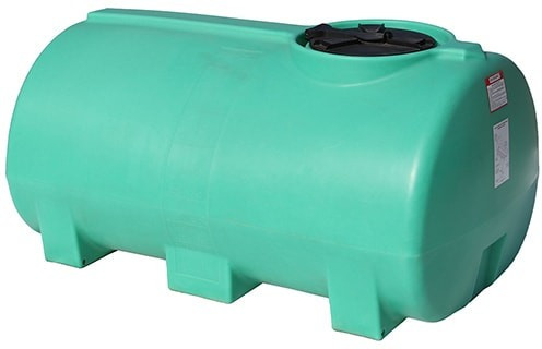 Enduraplas 400 Gallon Green Horizontal Sump Bottom Leg Tank
