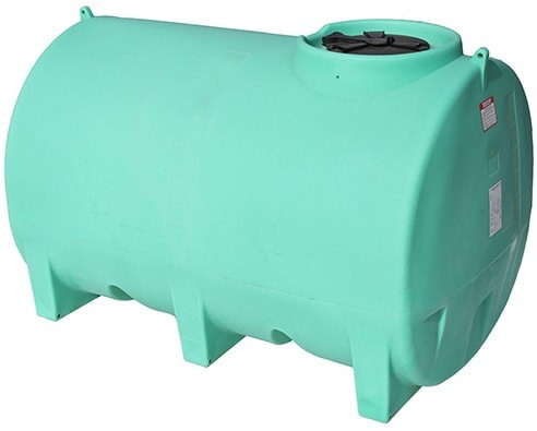 Enduraplas 1000 Gallon Green Horizontal Sump Bottom Leg Tank