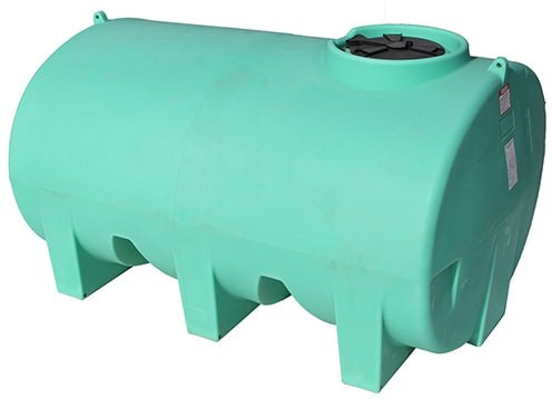Enduraplas 1200 Gallon Green Horizontal Sump Bottom Leg Tank