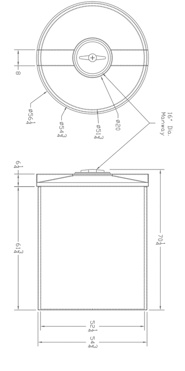 Chem-Tainer Steel Stand for 10 Gallon Chem-Tainer Cone Bottom Tank