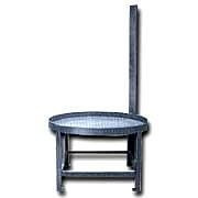 Chem-Tainer Steel Stand w/ Mixer Mount for 85 Gallon Chem-Tainer Cylindrical Tank