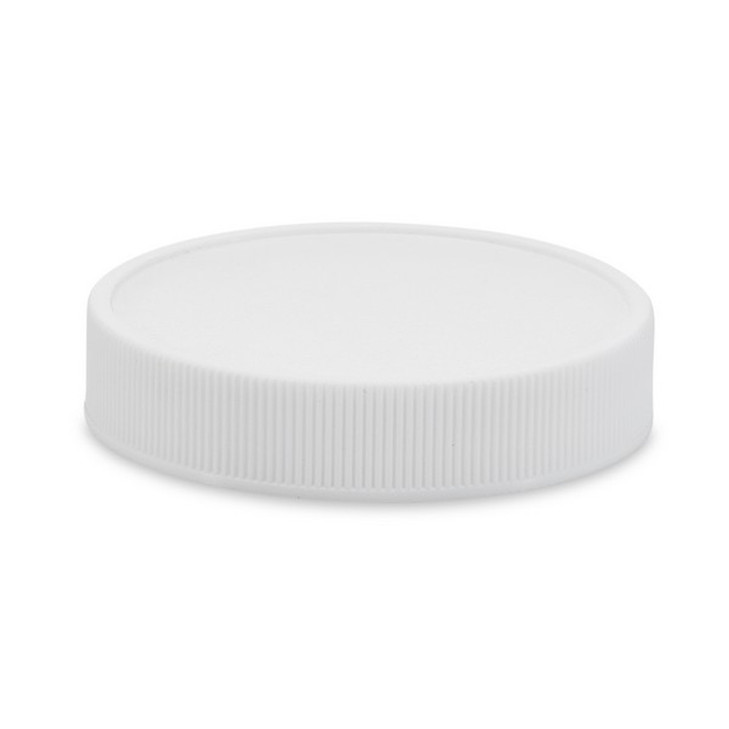 58-400 White PP Plastic Screw Top Cap (Foam Liner) - 326006