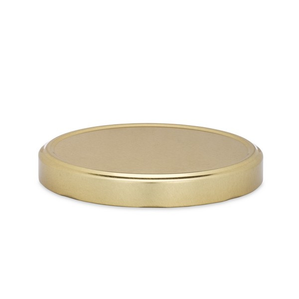 110 mm Gold Metal Lug Caps (Plastisol Liner) - X110-LUG