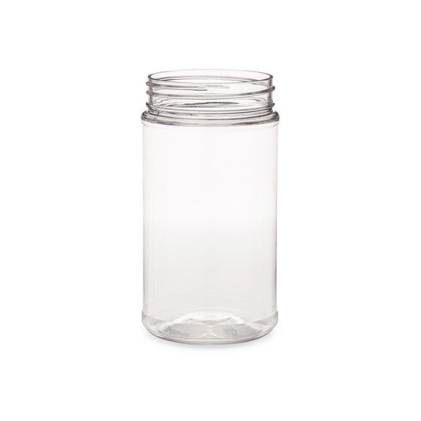 12 oz Clear PET Plastic General Purpose Jars (Caps Not Included) - 34313-B