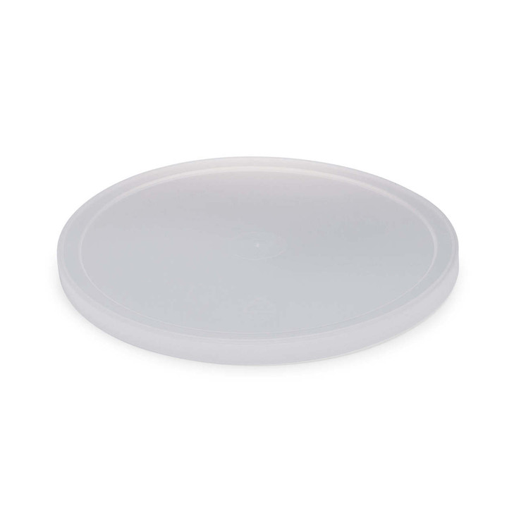 610 dia Natural LDPE Plastic Snap-Lock Lids - 9165