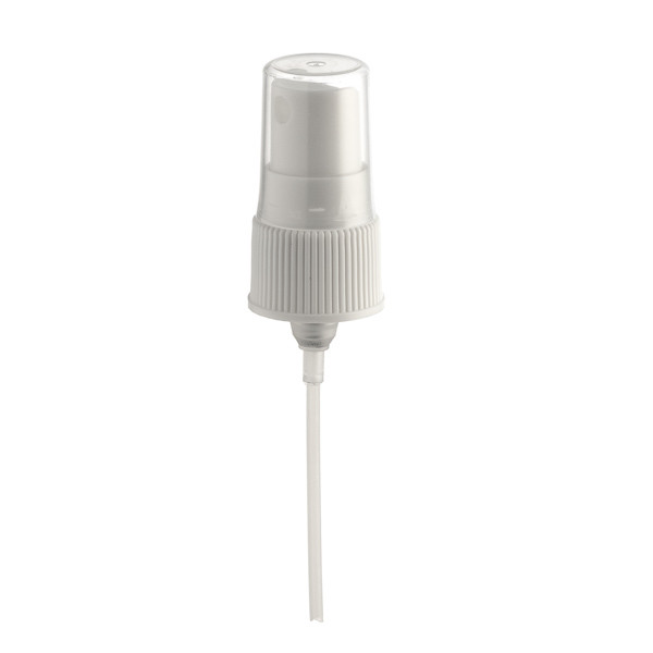 20-410 White Ribbed PP Fine Mist Sprayer  - APFM20410288W