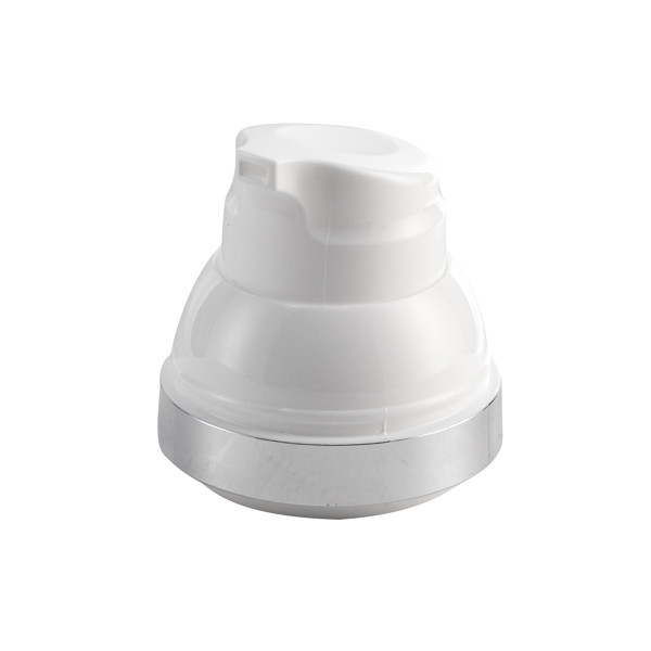 White and Silver Mezzo Pump - MGMEZPMP15WWS