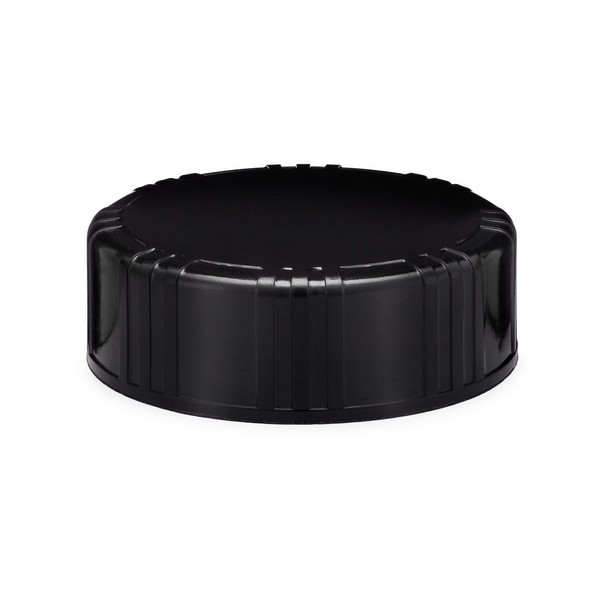 33-400 Black Phenolic Screw Top Caps (Pulp &amp; Vinyl Liner) - X33-400A