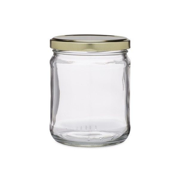 16 oz Clear Glass Round Jars - 6240B17