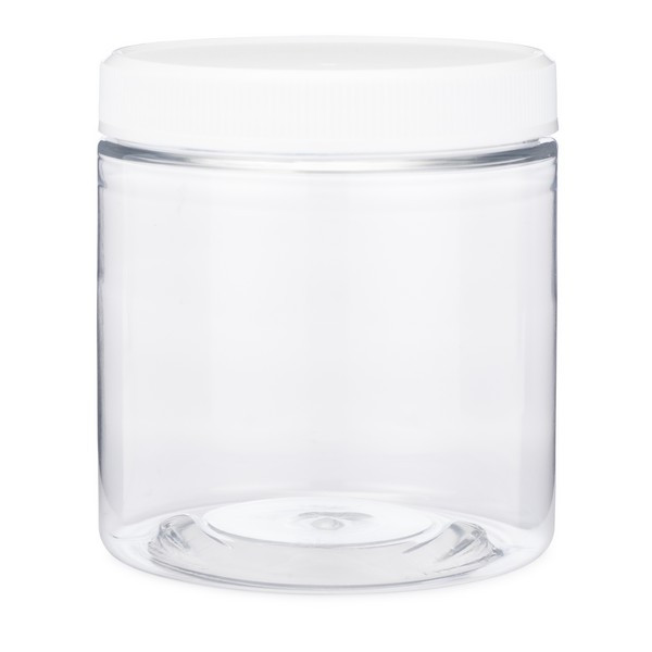 8 oz Clear PET Plastic Straight Sided Jars - 2852B07CLR