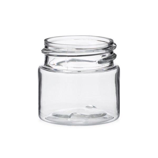 0.5 oz Clear PET Plastic Straight Sided Jars (Cap Not Included) - 2852B17-BCLR
