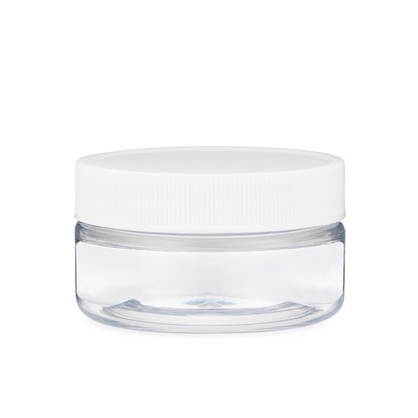 2 oz Clear PET Plastic Straight Sided Jars - 2852B01CLR