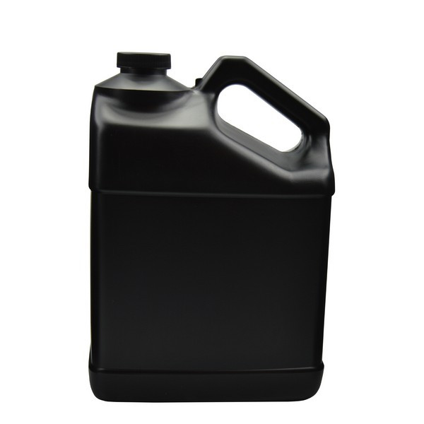 1 gal Black HDPE Plastic Slant Handle F-Style Containers - 3132B88