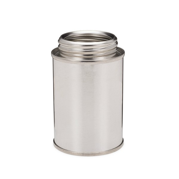 4 oz Unlined Steel Flat-Top Cans (Cap Not Included) - 1905T07-B