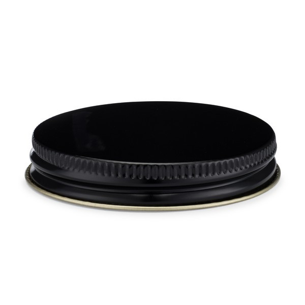 58-400 Black Metal Threaded Caps (Pulp &amp; Vinyl Liner) - X58-400B