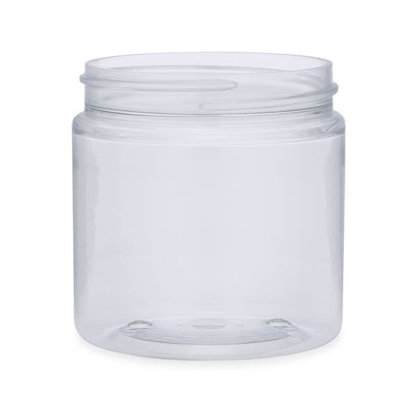 4 oz Clear PET Plastic Straight Sided Jars - SL134