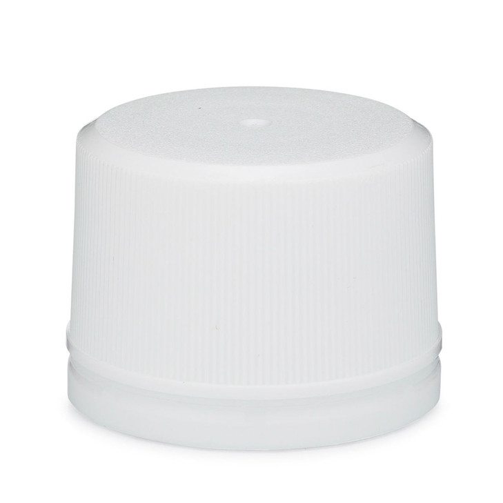 33-KERR White PP Plastic Tamper-Evident Screw Top Caps - 33-KERWHT