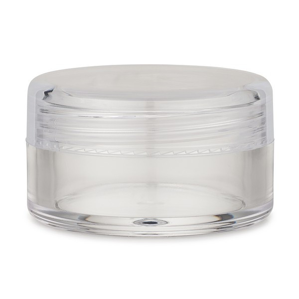 10 ML Clear PS Plastic Jars &amp; Lid - 2830B01