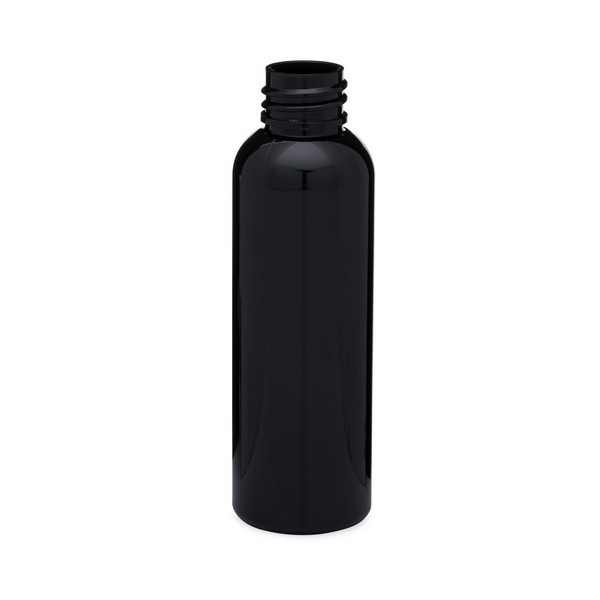 2 oz Black PET Plastic Bullet Bottles (Cap Not Included) - 3450B73-B