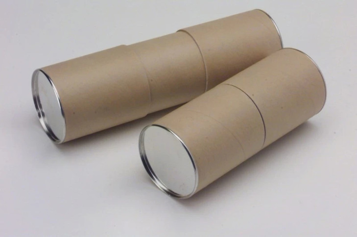 2.5in X 6.5in Cardboard Sleeve Cap Specialty Mailer Tubes - F90