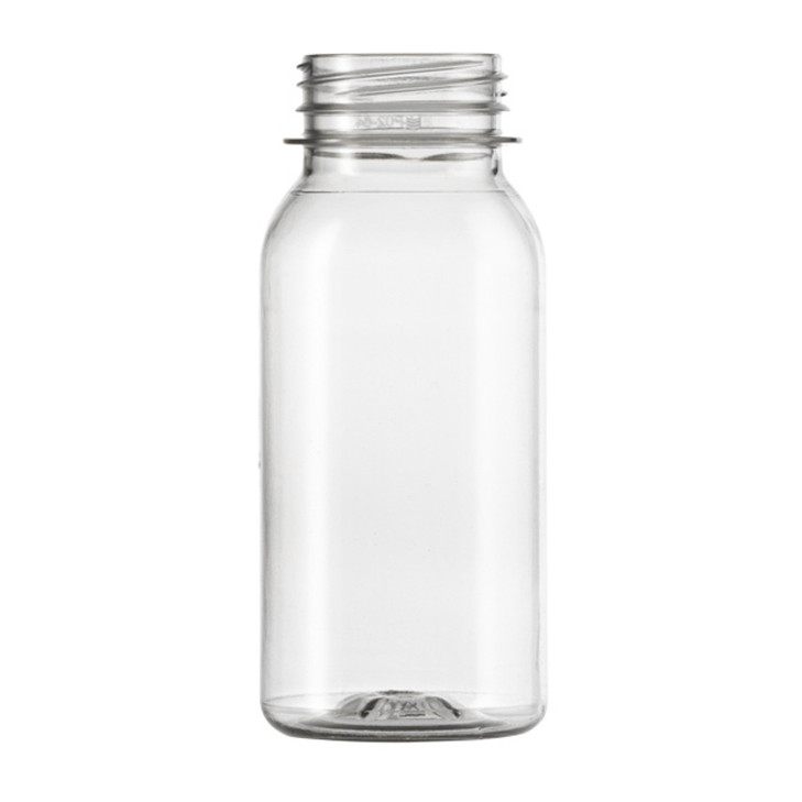 2 oz Clear PET Plastic Beverage Bottle (Cap Not Included) - 341434