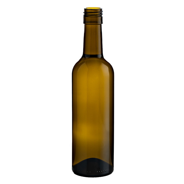 375 ml Antique Green Claret Glass Wine Bottle, ROPE Finish - 328781-K