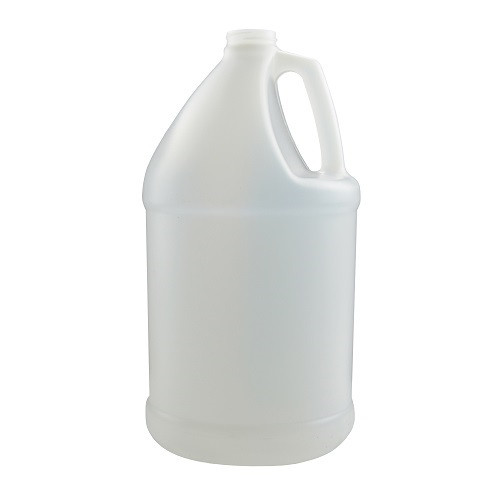1 gal Natural HDPE Plastic Industrial Round Grab-N-Go Jugs (Cap Not Included) - 3003B07-BNAT