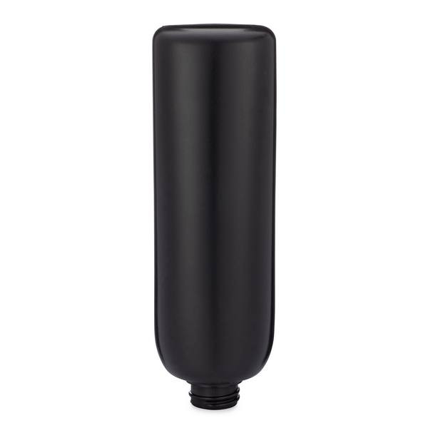 6 oz Black MDPE Plastic Tottle Tubes - 2122B10-BBLK