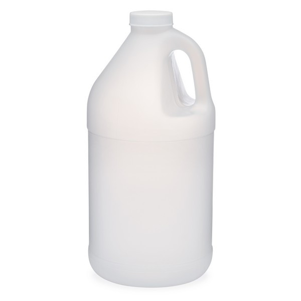 64 oz Natural HDPE Industrial Round Grab-N-Go Jugs - 3003B05NAT