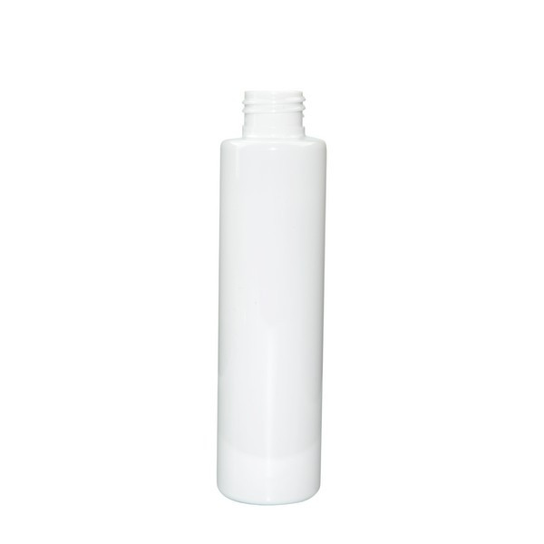 4 oz White PET Plastic Slim Cylinder Bottles (Cap Not Included) - 33904W-B