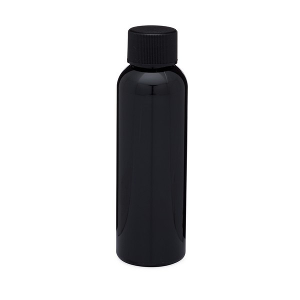 2 oz Black PET Plastic Bullet Bottles - 3450B73
