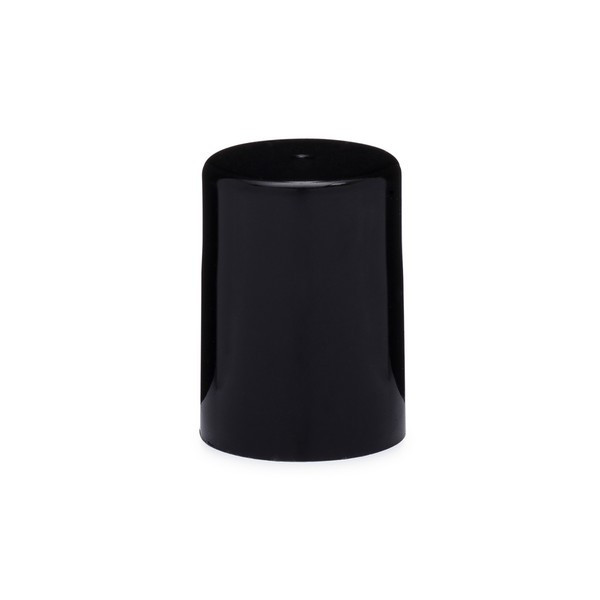 16 mm Black PP Plastic Tall Screw Cap - 3123C06