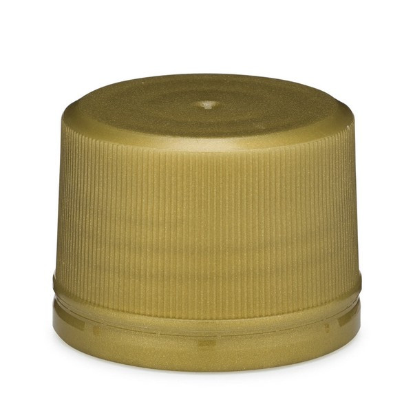 33-KERR Gold PP Plastic Tamper-Evident Screw Top Caps - 33-KERGL