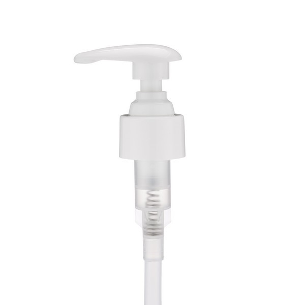 24-410 White PP Plastic Smooth Teardrop Lotion Pumps - DP700W