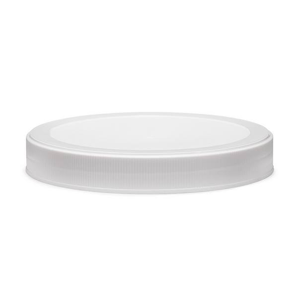 120-400 White PP Plastic Screw Top Cap (Foam Liner) - X120-400