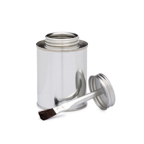 8 oz Steel Flat-Top Cans (Metal Delta Brush Cap) - 1906T09