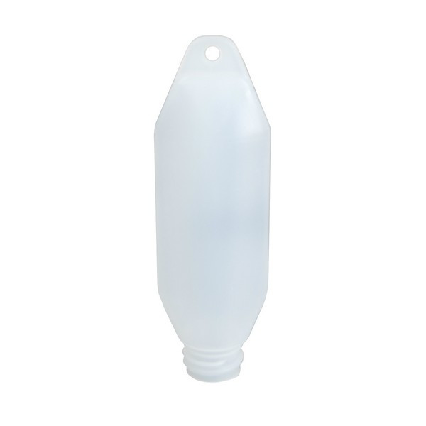 1 oz Natural MDPE Plastic Tottle Tubes, Hang Tab - 2122B02-BNAT