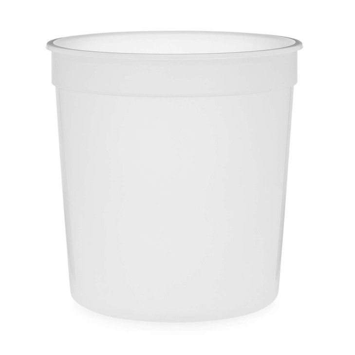 16 oz Natural PP Plastic Round Snap-Lock Containers - 29117-B