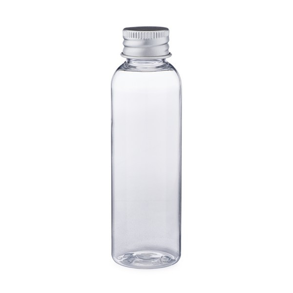 2 oz Clear PET Bullet Bottle &amp; Aluminum Lid - PR2S