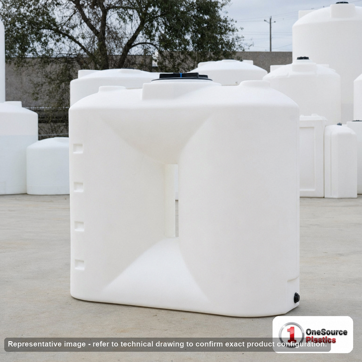 500 Gallon Doorway Water Tank (31" x 68"). Manufacturer part number N-41538.