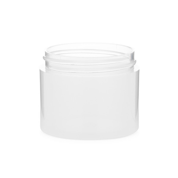 2 oz Natural PP Plastic Thick Wall Jars (Cap Not Included) - 28202-B