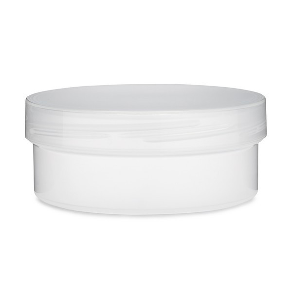 6.76 oz Natural PP Plastic Round Low Profile Jar with Natural Cap - 2818B01