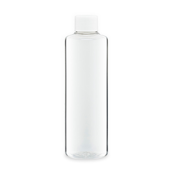 8 oz Clear PET Plastic Cylinder Bottles - 3410B06