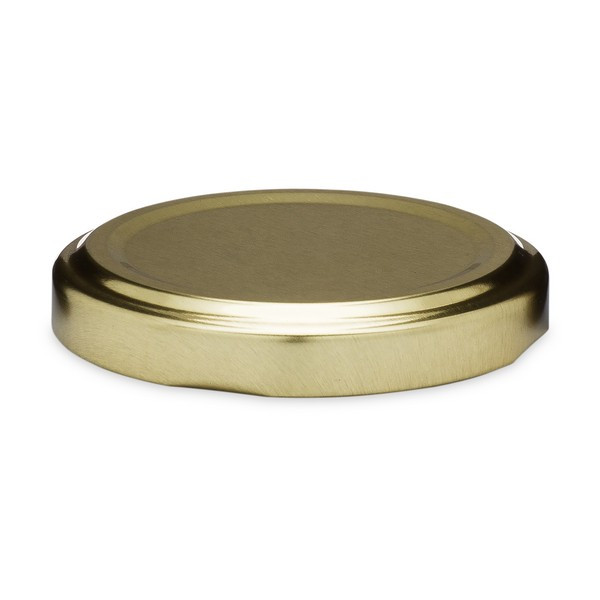 53 mm Gold Metal Lug Caps (Plastisol Liner) - X53-LUG