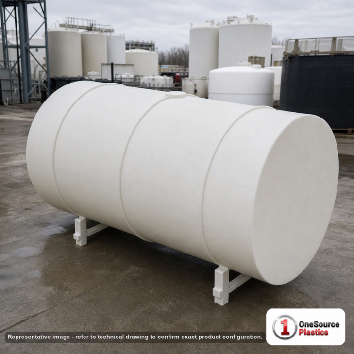 1625 Gallon Horizontal Leg Tank. Manufacturer part number N-40026.