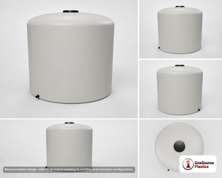 2000 Gallon Plastic Vertical Liquid Storage Tank