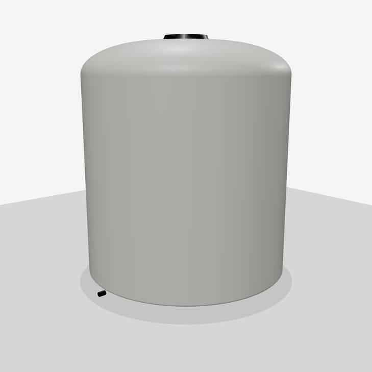 2500 Gallon Plastic Vertical Liquid Storage Tank